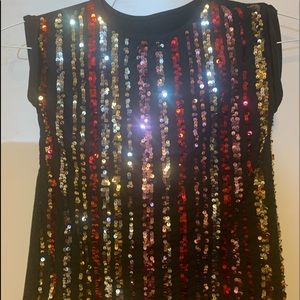 Girls sequin top size 6